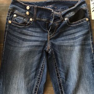 Women’s silver jeans
